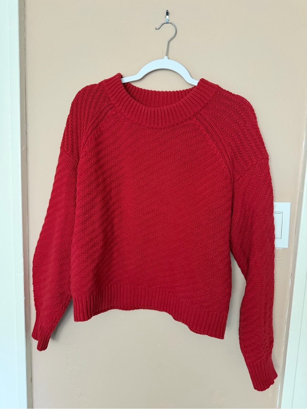 Universal Thread corded red sweater — medium